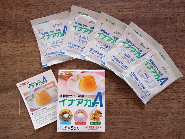 イナアガーA（植物ゼリーの素）10g×5 お菓子の材料と器具の