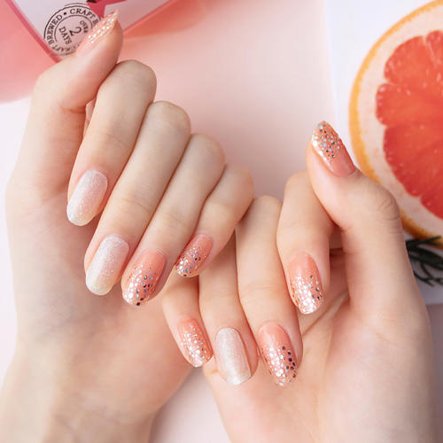 【定形外郵便可】GLOSSYBLOSSOM ジェルネイルシール コーラルピンクライト gb45520