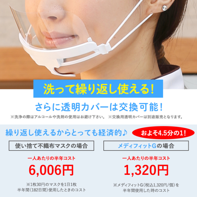 洗って繰り返し使える