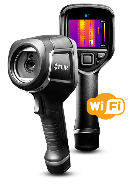赤外線サーモグラフィ　FLIR E4