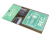 ドライブレコーダーステッカー（パステルグリーン）