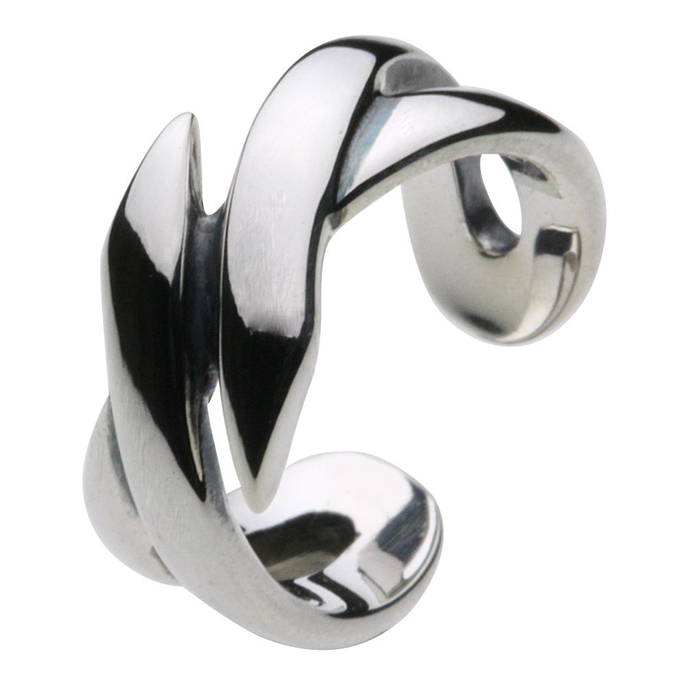 cenote e0268 【シルバーアクセサリー】 メビウスの輪シルバーイヤーカフ