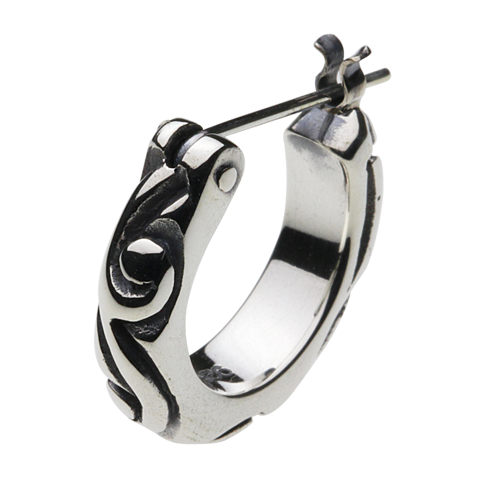 cenote e0527 【シルバーアクセサリー】 スクロールアラベスクピアス