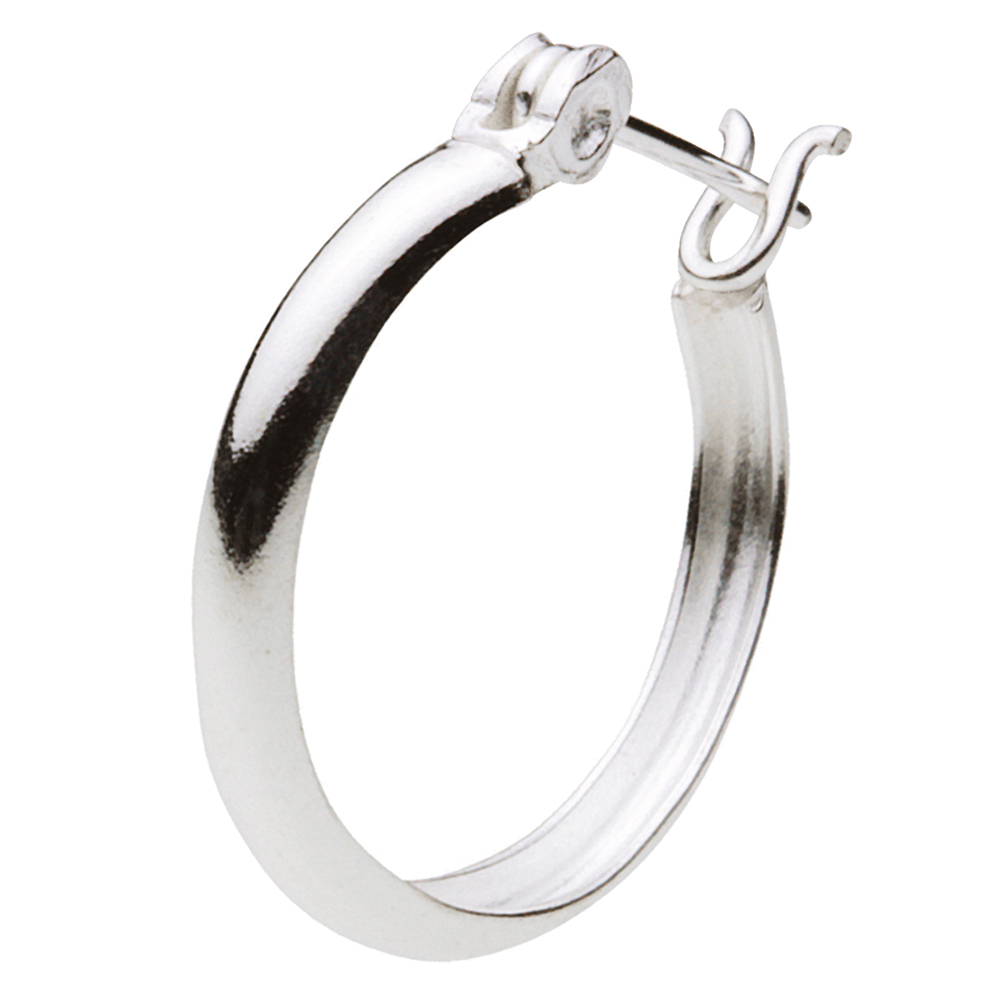 cenote e0570xl 【シルバーアクセサリー】 シルバーフープピアス XLサイズ