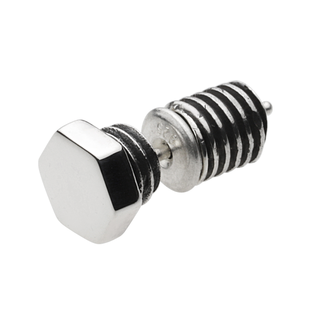 cenote e0670 【シルバーアクセサリー】ボルトねじピアス