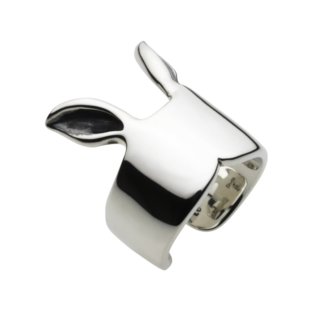 cenote e2097 【シルバーアクセサリー】 ラビットマスクイヤーカフ