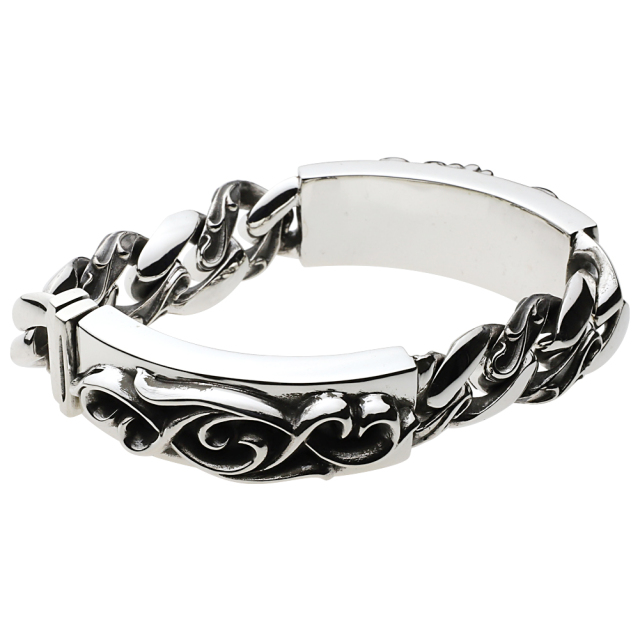 cenote b0486 【シルバーアクセサリー】 フローラル クロス ダブル