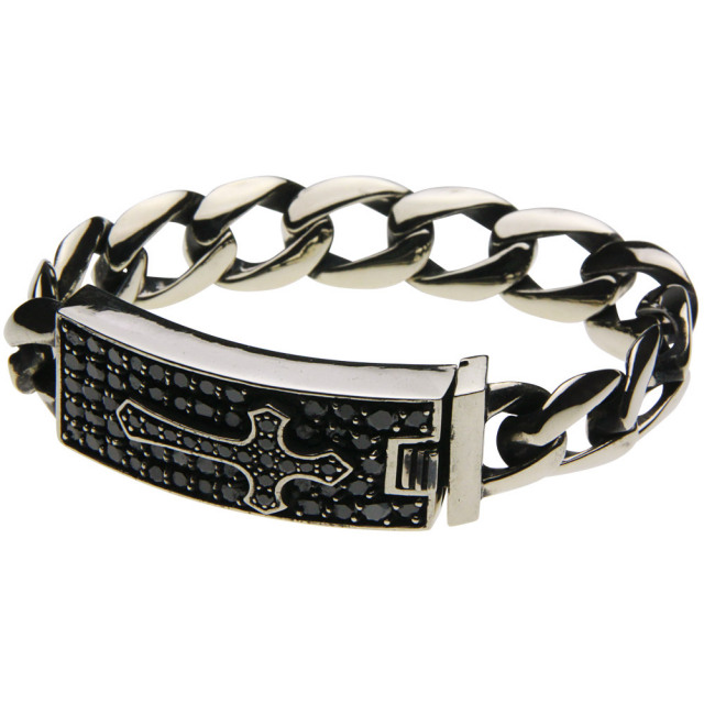 ホワイトメタルブレスレット