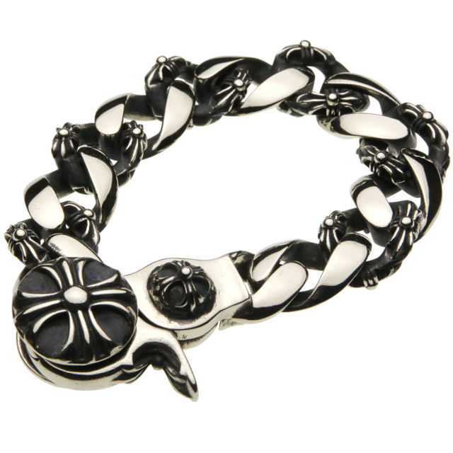 ホワイトメタルブレスレット