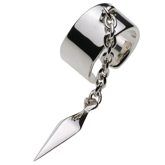 cenote e0103 【シルバーアクセサリー】 スイングダガーシルバーイヤーカフ