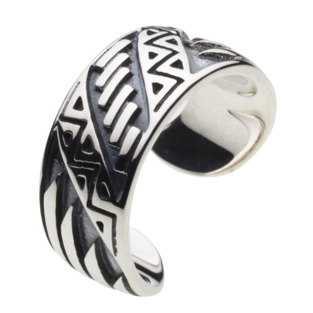 cenote e0298 【シルバーアクセサリー】 ホピ族シルバーイヤーカフ