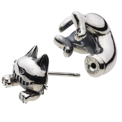 ちまっ♡チェシャ猫風&風鈴風薔薇ピアス/イヤリング✩*॰¨