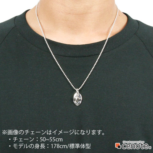 THEFT セフト ハーフ コイン エリザベス ネックレス ペンダント
