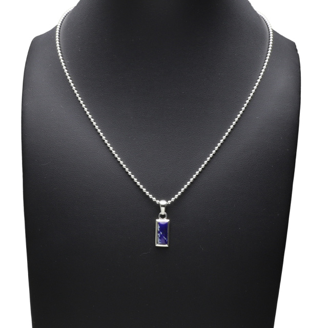 cenote p0349lp 【シルバーアクセサリー】 ストーンプレートペンダント
