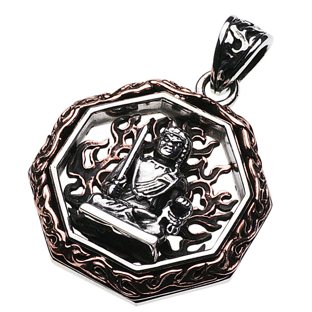 cenote p0411 【シルバーアクセサリー】 和柄 不動明王ペンダント