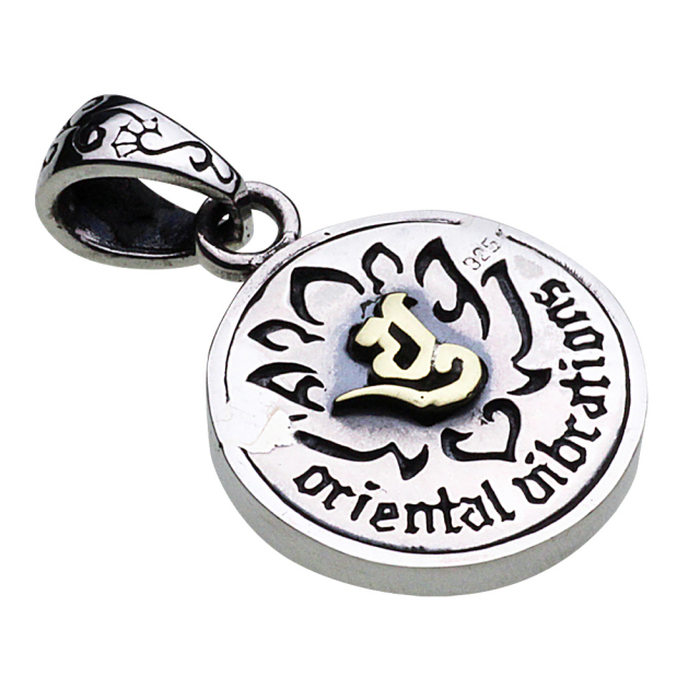 cenote p0503 【シルバーアクセサリー】 和柄 弥勒菩薩ペンダント
