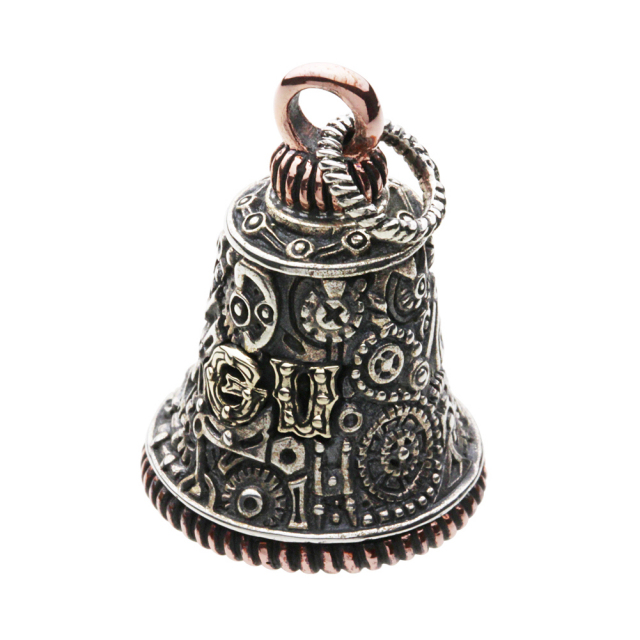 cenote p0690 【シルバーアクセサリー】 スチームパンクベルペンダント