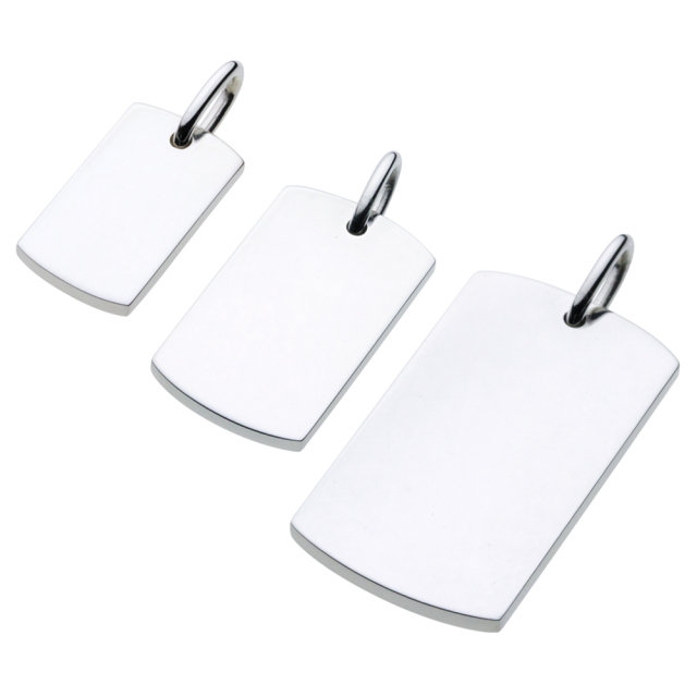 cenote p0724 【シルバーアクセサリー】 プレーンプレートペンダント