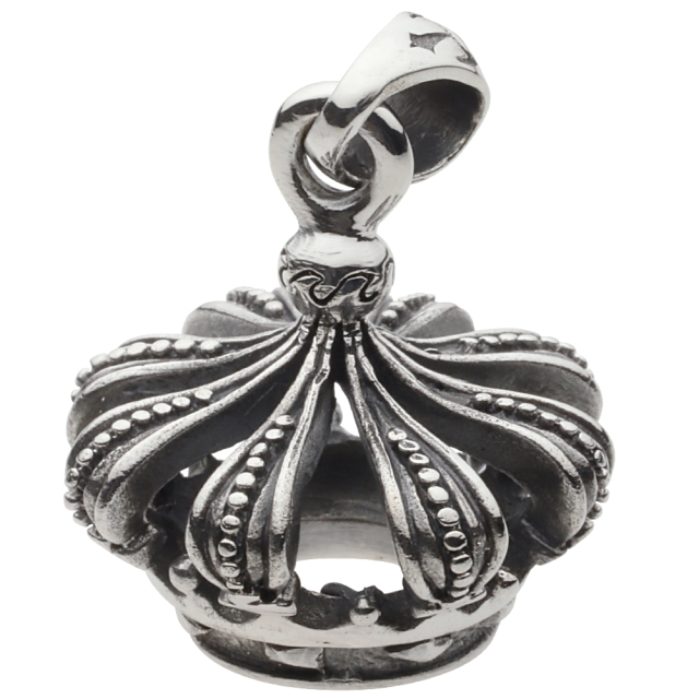 cenote p0775 【シルバーアクセサリー】 ゴシック クラウン ペンダント