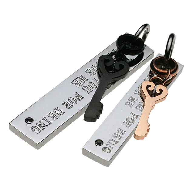 cenote p5003 【ステンレスアクセサリー】 ペアキーペンダント