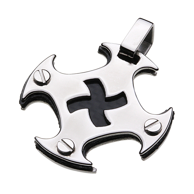 cenote p5015 【ステンレスアクセサリー】 アイアンクロスペンダント