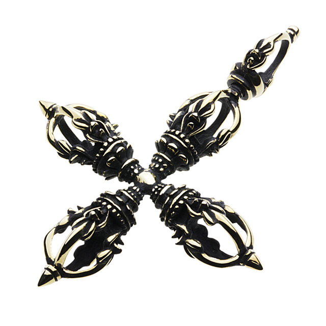 cenote p7001 【ブラスアクセサリー】 真鍮ドルジェペンダント