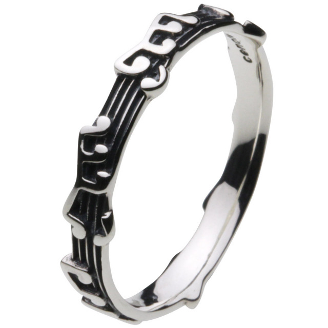 cenote r0362 【シルバーアクセサリー】 ミュージックリング