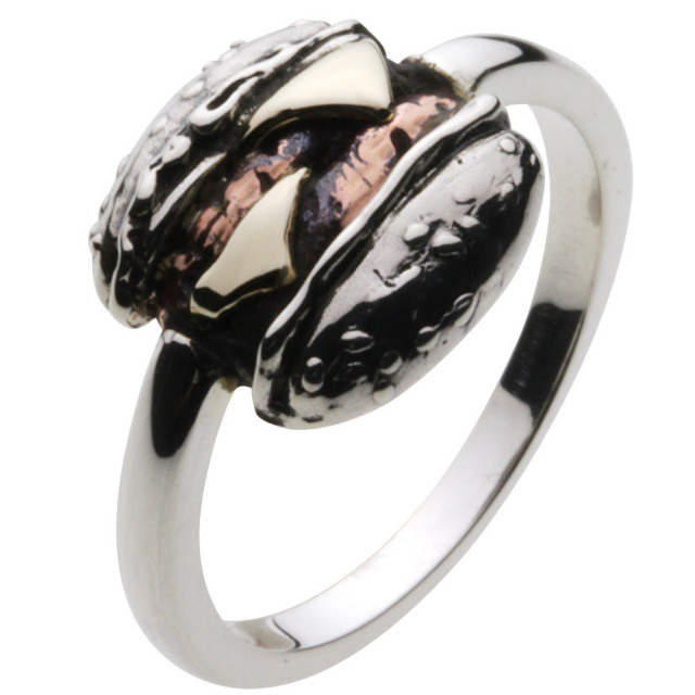 cenote r0430 【シルバーアクセサリー】 アメリカンハンバーガーリング