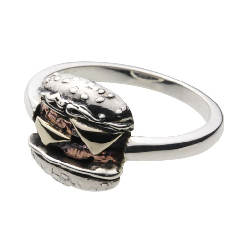 cenote r0430 【シルバーアクセサリー】 アメリカンハンバーガーリング