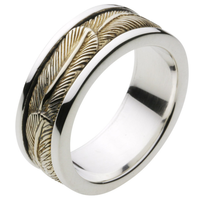 cenote r0435 【シルバーアクセサリー】 ローリングフェザーリング