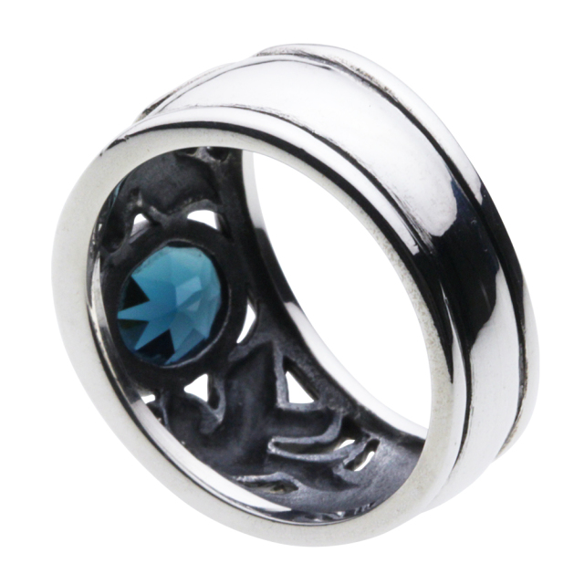 cenote r0446 【シルバーアクセサリー】 ダブルスワローリング
