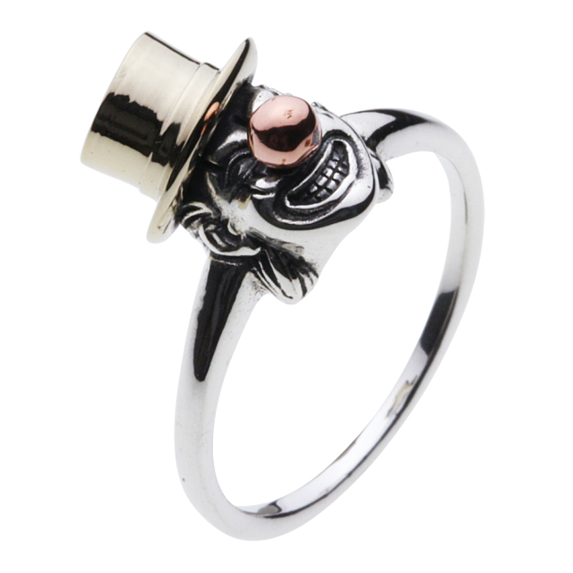 cenote r0450 【シルバーアクセサリー】 ピエロフェイスリング