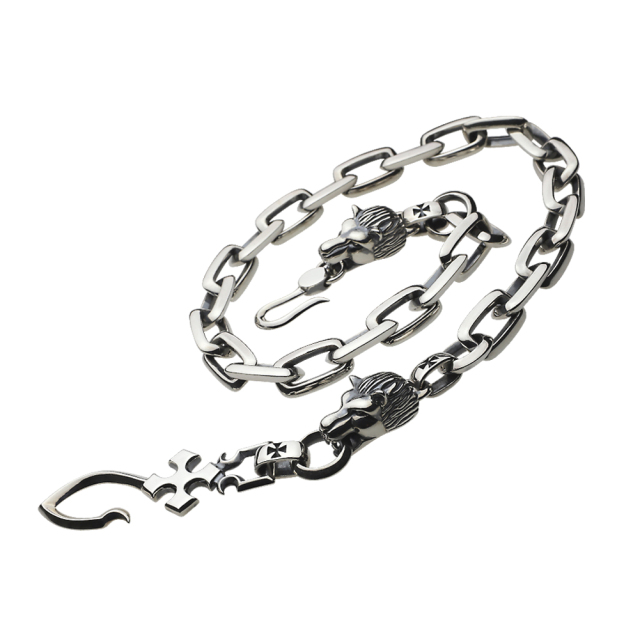 cenote s0125 【シルバーアクセサリー】 ライオンウォレットチェーン