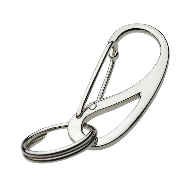 cenote s0207 【シルバーアクセサリー】 プレーン カラビナ キーリング付き