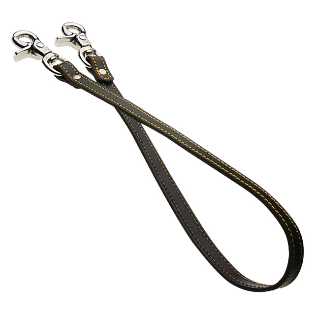 cenote s0703 【レザーアクセサリー】 タンレザーウォレットコード ブラウン×イエローステッチ