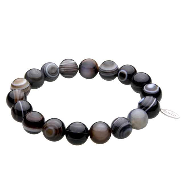 cenote t0409 【パワーストーン アクセサリー】 アイアゲート10mm玉ブレスレット