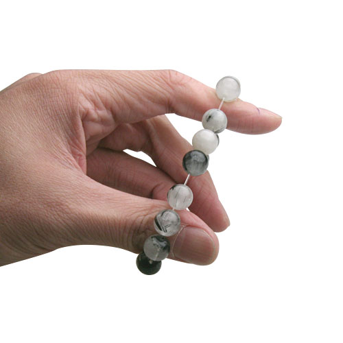 cenote t1013 【パワーストーン アクセサリー】 ブラックルチル