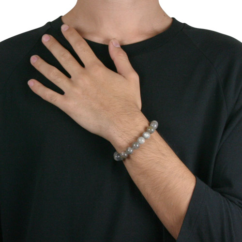 ☆高品質☆【ブレスレット】ラブラドライト (最高級) (約10mm) cenote t1034 【パワーストーン アクセサリー】 ラブラドライト