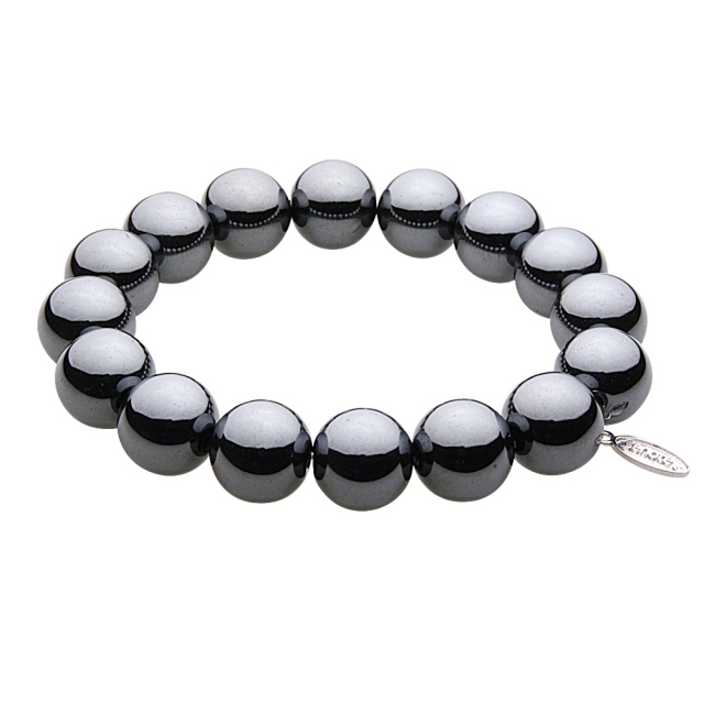 cenote t1205 【パワーストーン アクセサリー】 ヘマタイト12mm玉ブレスレット