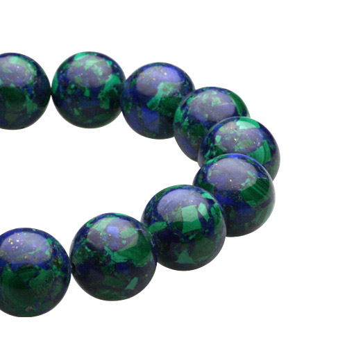 cenote t1222 【パワーストーン アクセサリー】 アズロマラカイト12mm