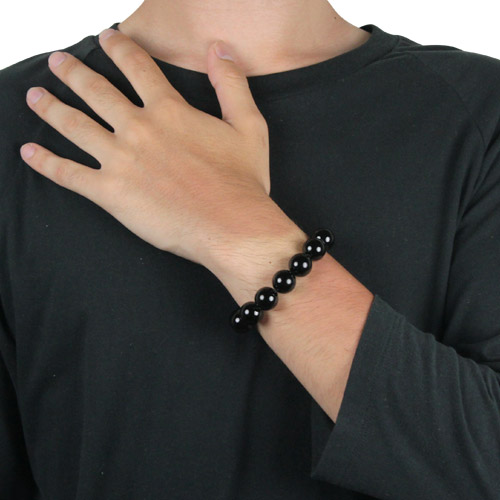 cenote t1401 【パワーストーン アクセサリー】 オニキス14mm玉