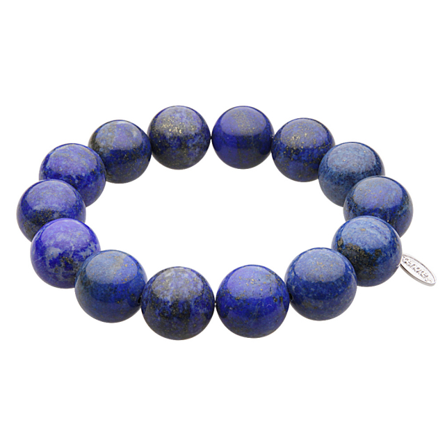 cenote t1404 【パワーストーン アクセサリー】 ラピスラズリ14mm玉ブレスレット