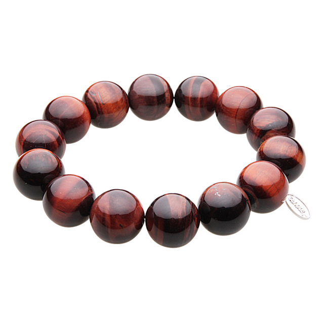 cenote t1416 【パワーストーン アクセサリー】 レッドタイガーアイ14mm玉ブレスレット