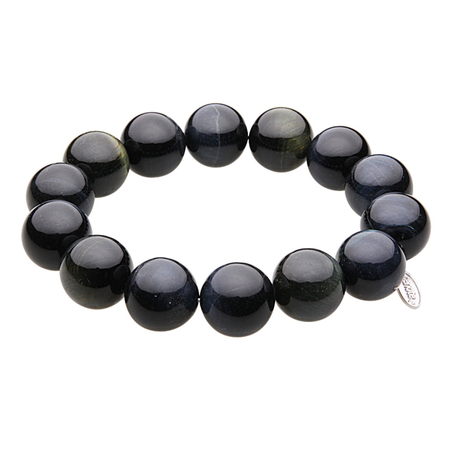 cenote t1428 【パワーストーン アクセサリー】 ブルータイガーアイ14mm玉ブレスレット