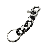 ◆ オールハンドクラフト silver925 キーアクセサリー クロス キーリング [z038] | キーチェーン、キーリングなど