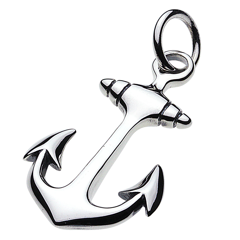 cenote p0328 【シルバーアクセサリー】 プレーンアンカーペンダント