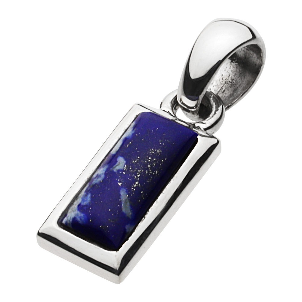 cenote p0349lp 【シルバーアクセサリー】 ストーンプレートペンダント ラピスラズリ