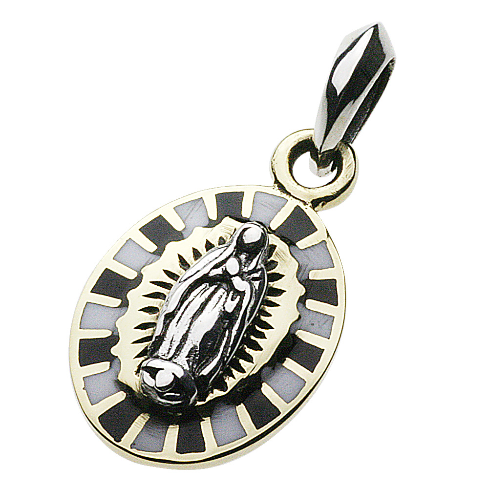 cenote p0419 【シルバーアクセサリー】 マリアメダイペンダント