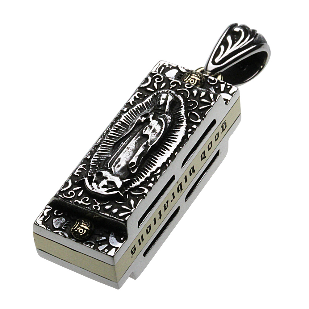 cenote p0544 【シルバーアクセサリー】 メキシカンハーモニカペンダント