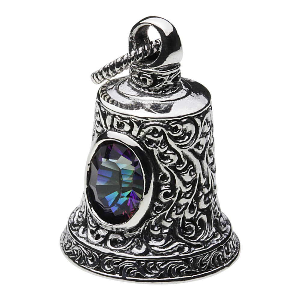 cenote p0618 【シルバーアクセサリー】 アラベスクバイカーズベルペンダント ミスティッククォーツ